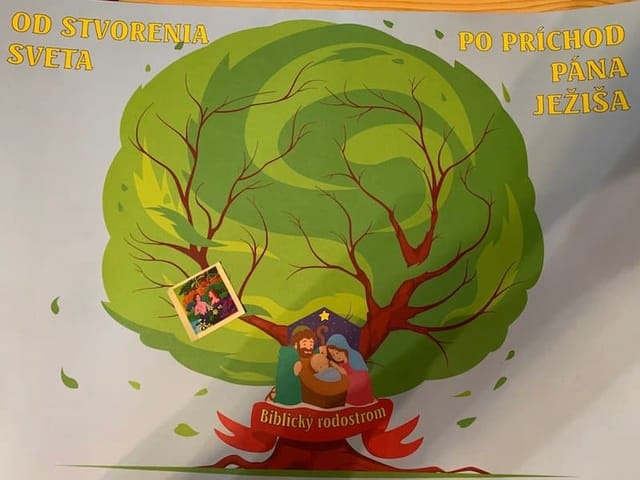 V sakristii v bazilike je pre deti pripravený „biblický rodostrom“ vo formáte A3, na ktorý si deti budú doma lepiť nálepky biblických postáv. Príďte si ho zobrať po ktorejkoľvek sv. omši.
